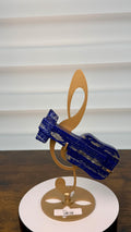 Lapis Lazuli Guitar on Note Stand – $60