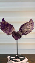 Dream Amethyst Heart with Wings – $55