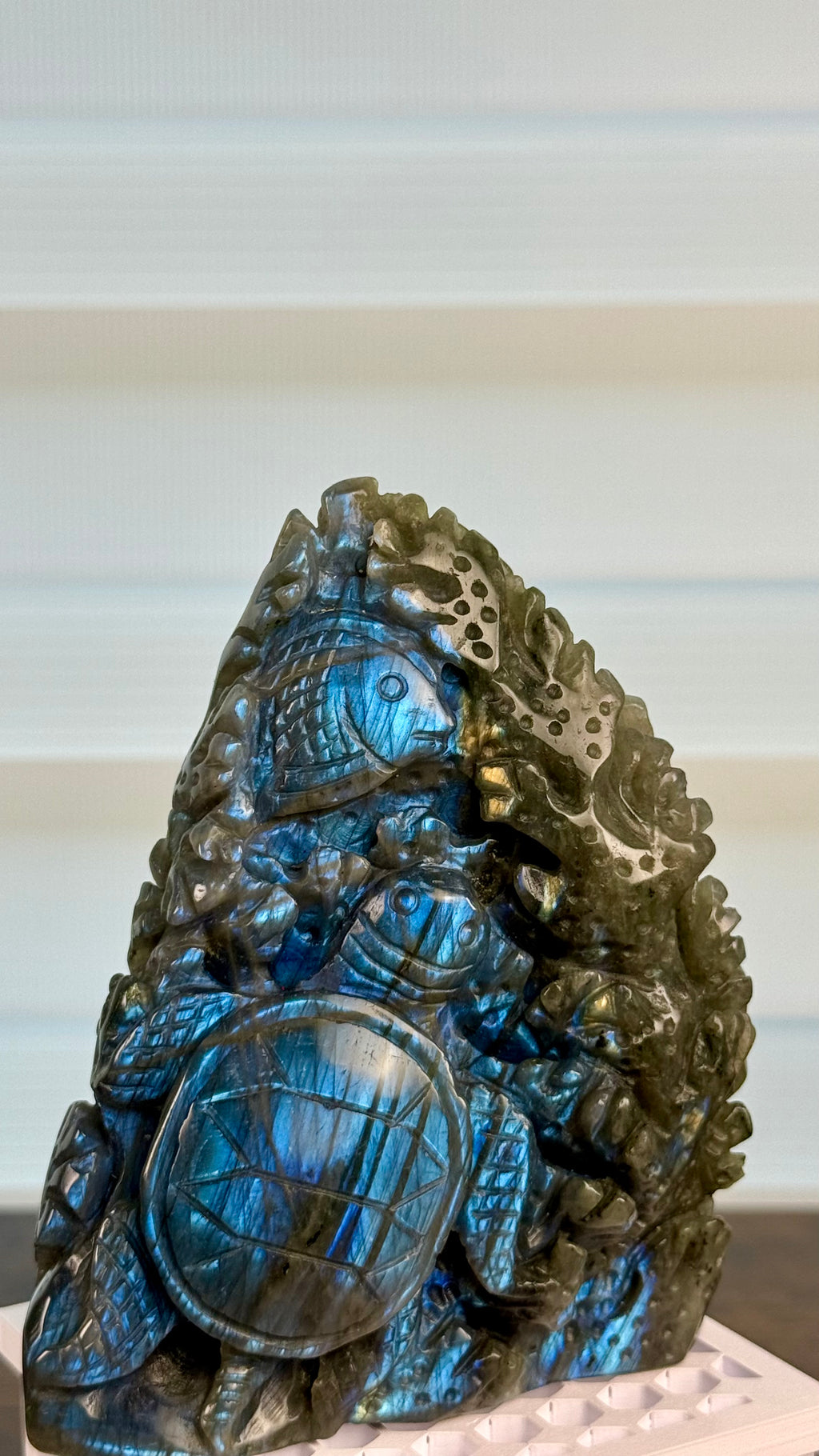 Labradorite Turtle/Fish Sea Life – $85