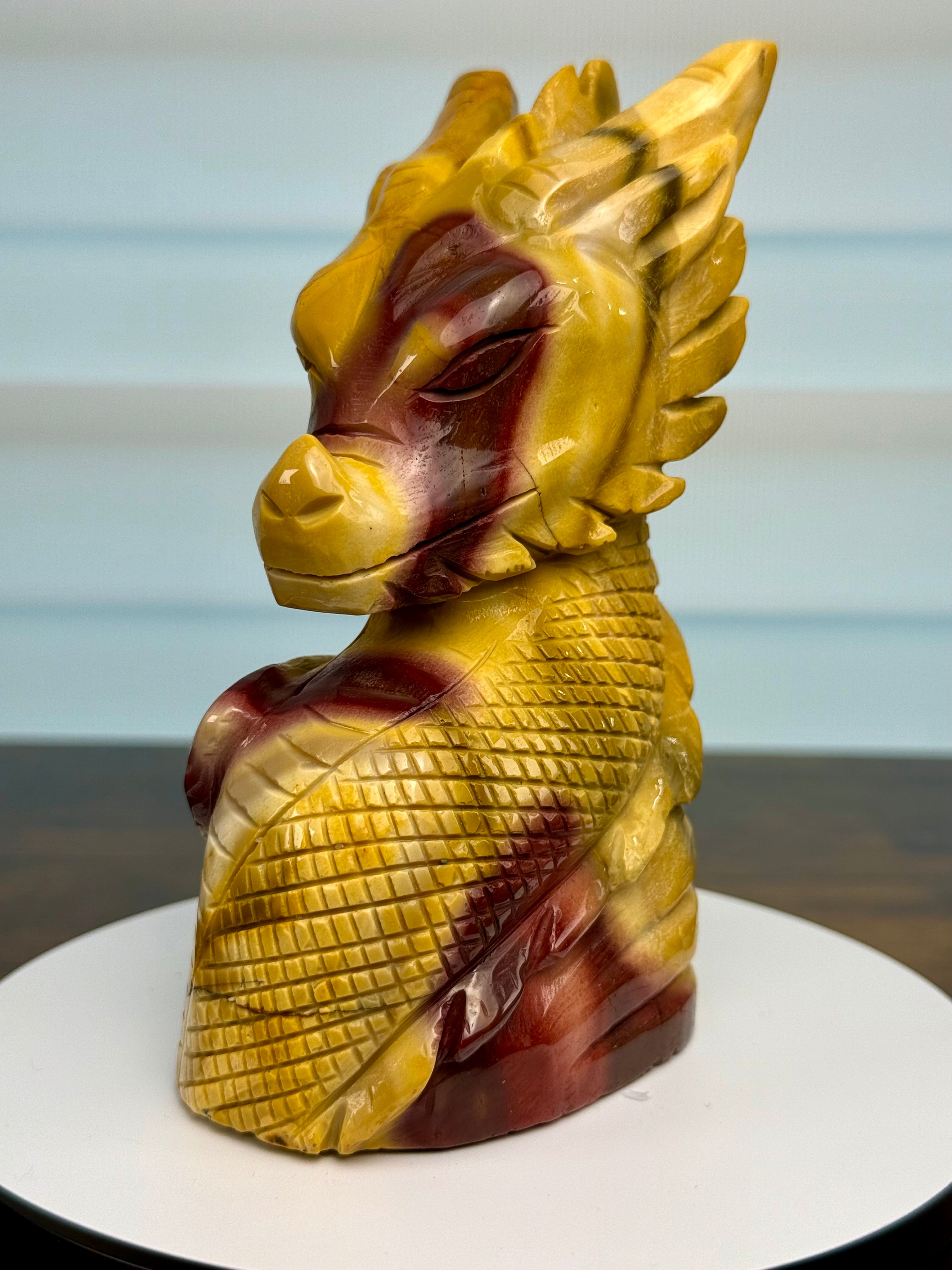 🐉 Unique Mookaite Dragon – $100