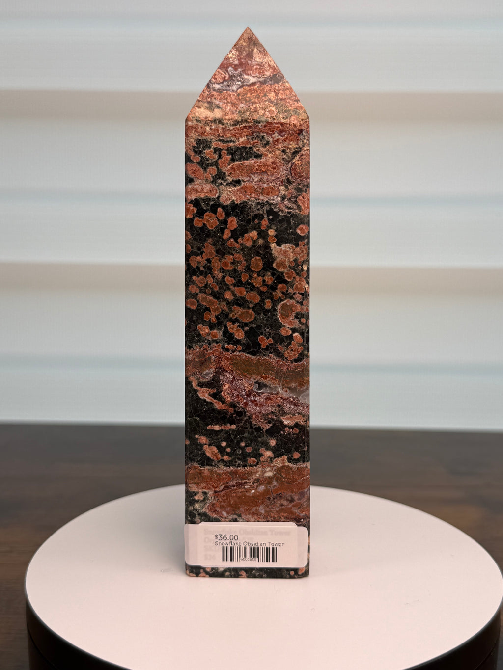 ❄️ CLEARANCE! Snowflake Obsidian Tower – Was $36