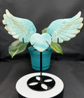 Caribbean Calcite Wings with Heart
