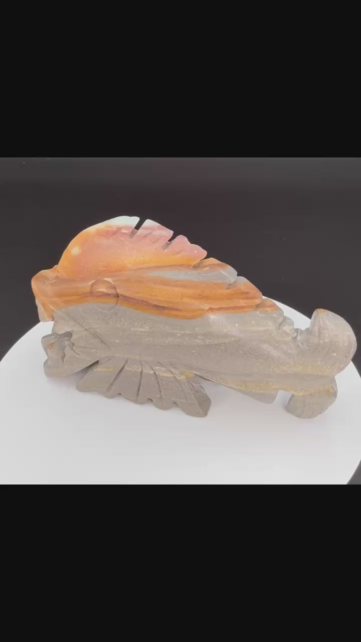 🐠🤎 Polychrome Jasper Fish – $45 🤎🐠